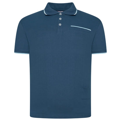 Evryone Contrast Tipped Polo Shirt