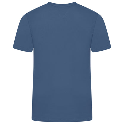 Tommy Hilfiger Flag Embroidery Fitted Crew Neck T-Shirt