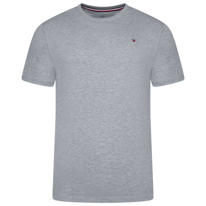 Tommy Hilfiger Flag Embroidery Fitted Crew Neck T-Shirt
