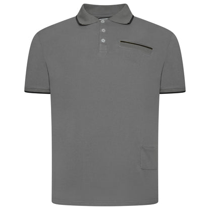 Evryone Contrast Tipped Polo Shirt
