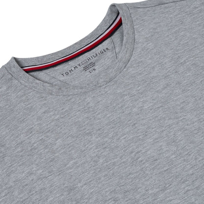 Tommy Hilfiger Flag Embroidery Fitted Crew Neck T-Shirt