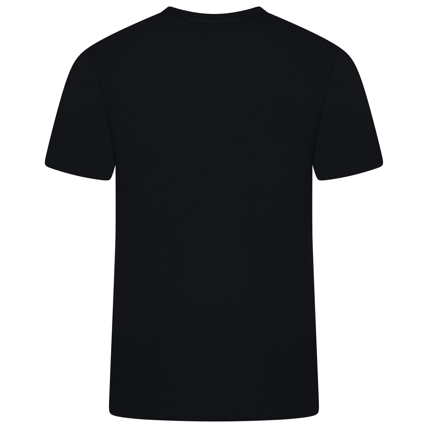 Tommy Hilfiger Flag Embroidery Fitted Crew Neck T-Shirt