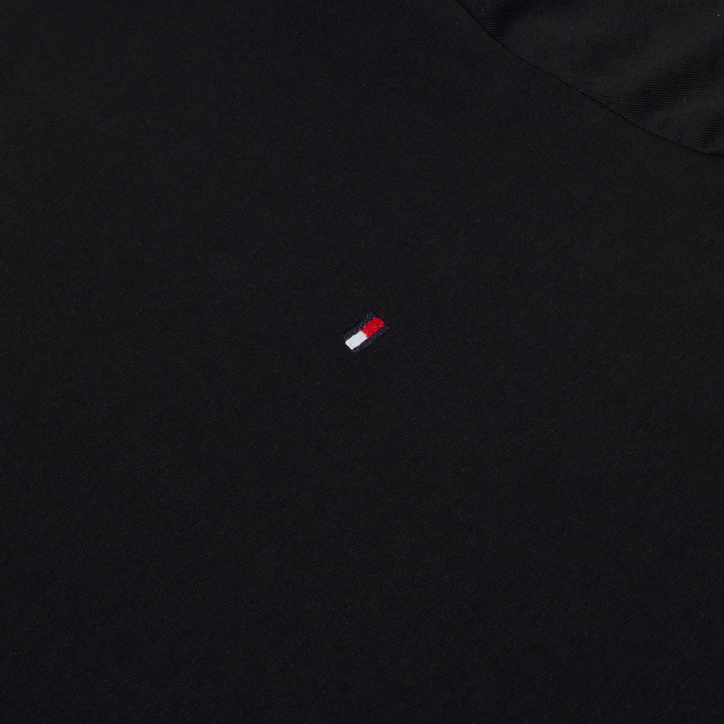 Tommy Hilfiger Flag Embroidery Fitted Crew Neck T-Shirt
