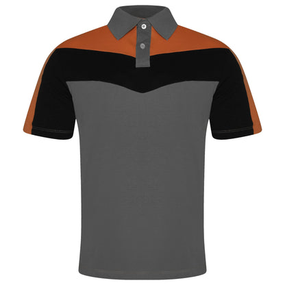 Evryone Contrast Stripe Polo Shirt