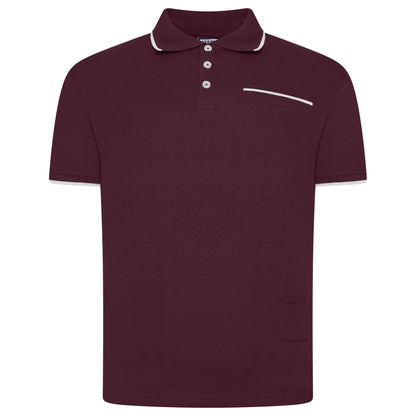 Evryone Contrast Tipped Polo Shirt