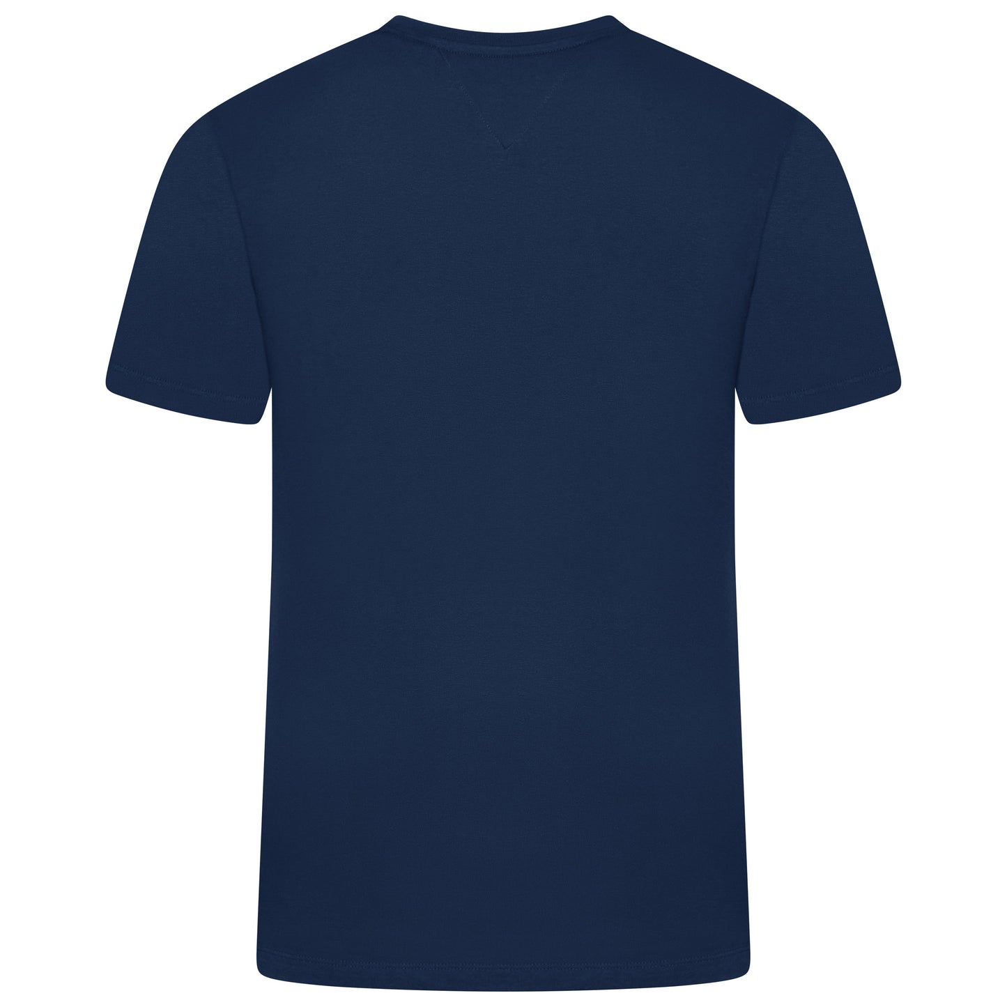 Tommy Hilfiger Flag Embroidery Fitted Crew Neck T-Shirt