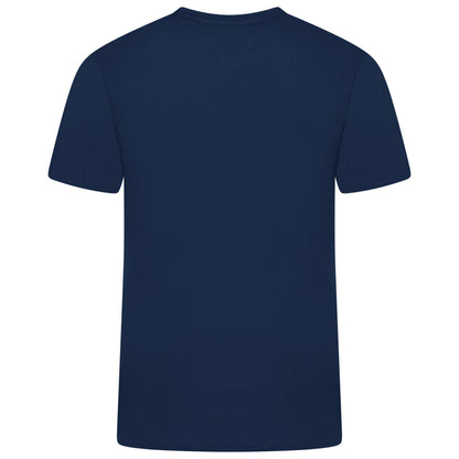 Tommy Hilfiger Flag Embroidery Fitted Crew Neck T-Shirt