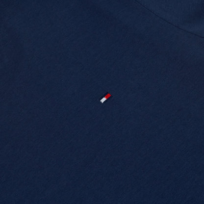 Tommy Hilfiger Flag Embroidery Fitted Crew Neck T-Shirt