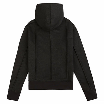 Pintuck Hoodie | Black