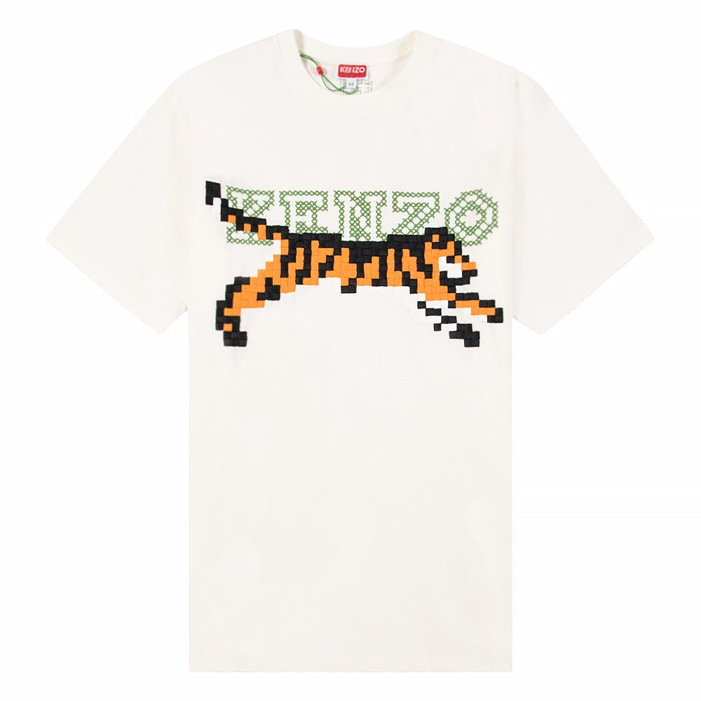 Pixel Oversized Tee | Off White