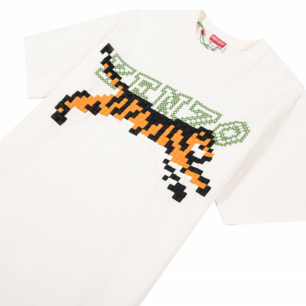 Pixel Oversized Tee | Off White