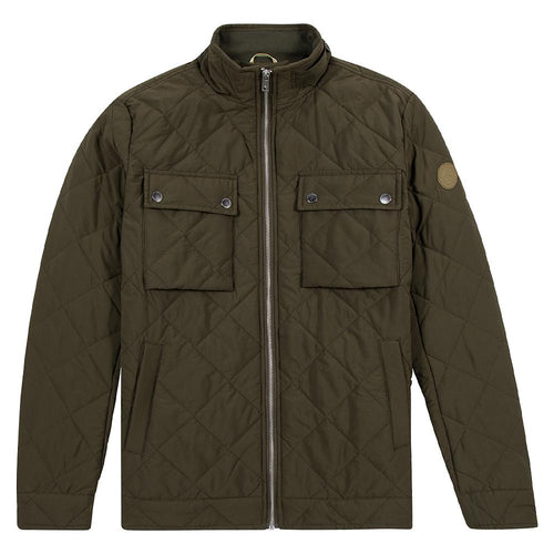Quilted Short Jacket | Army