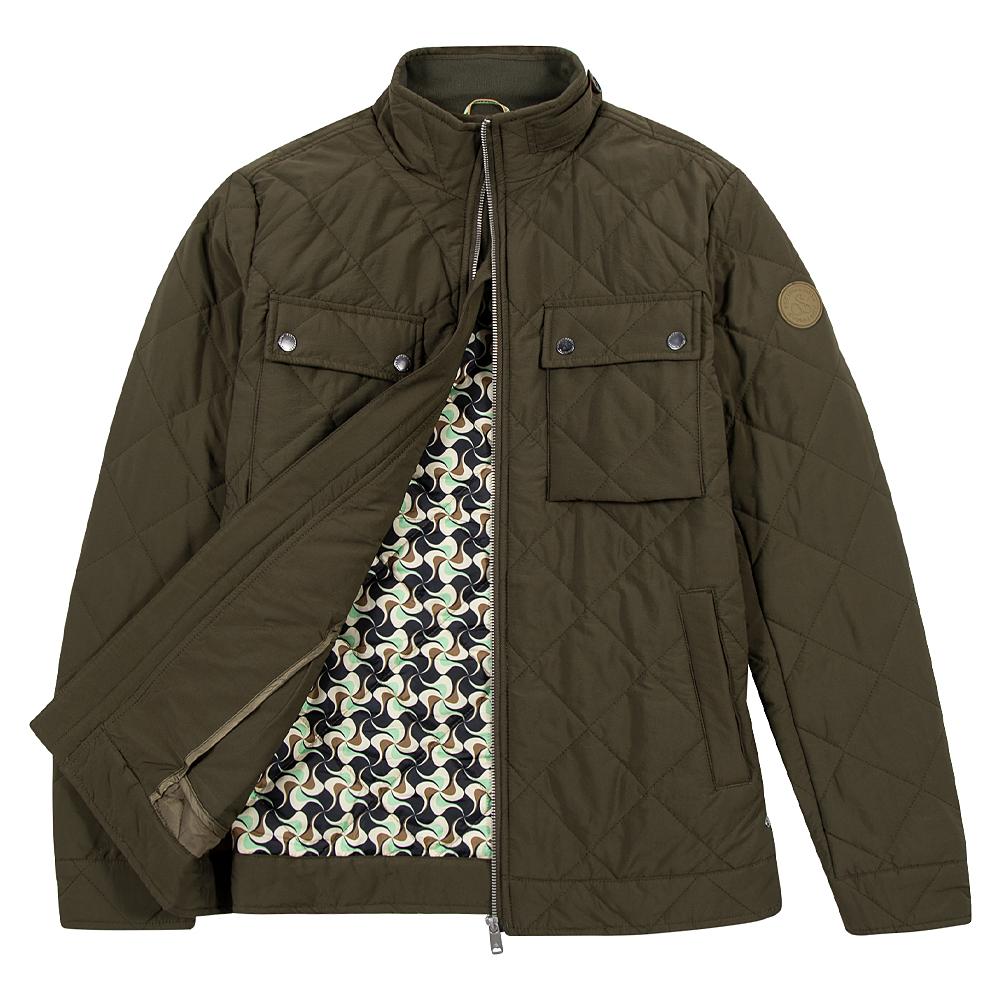 Quilted Short Jacket | Army