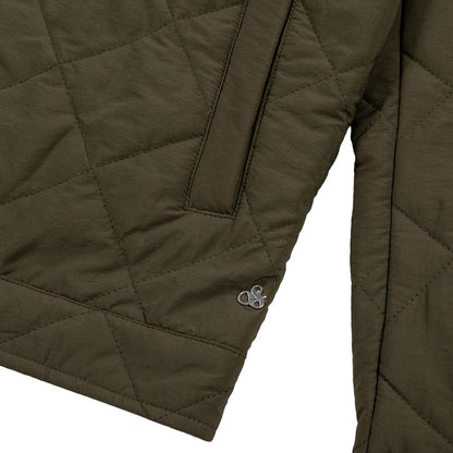 Quilted Short Jacket | Army