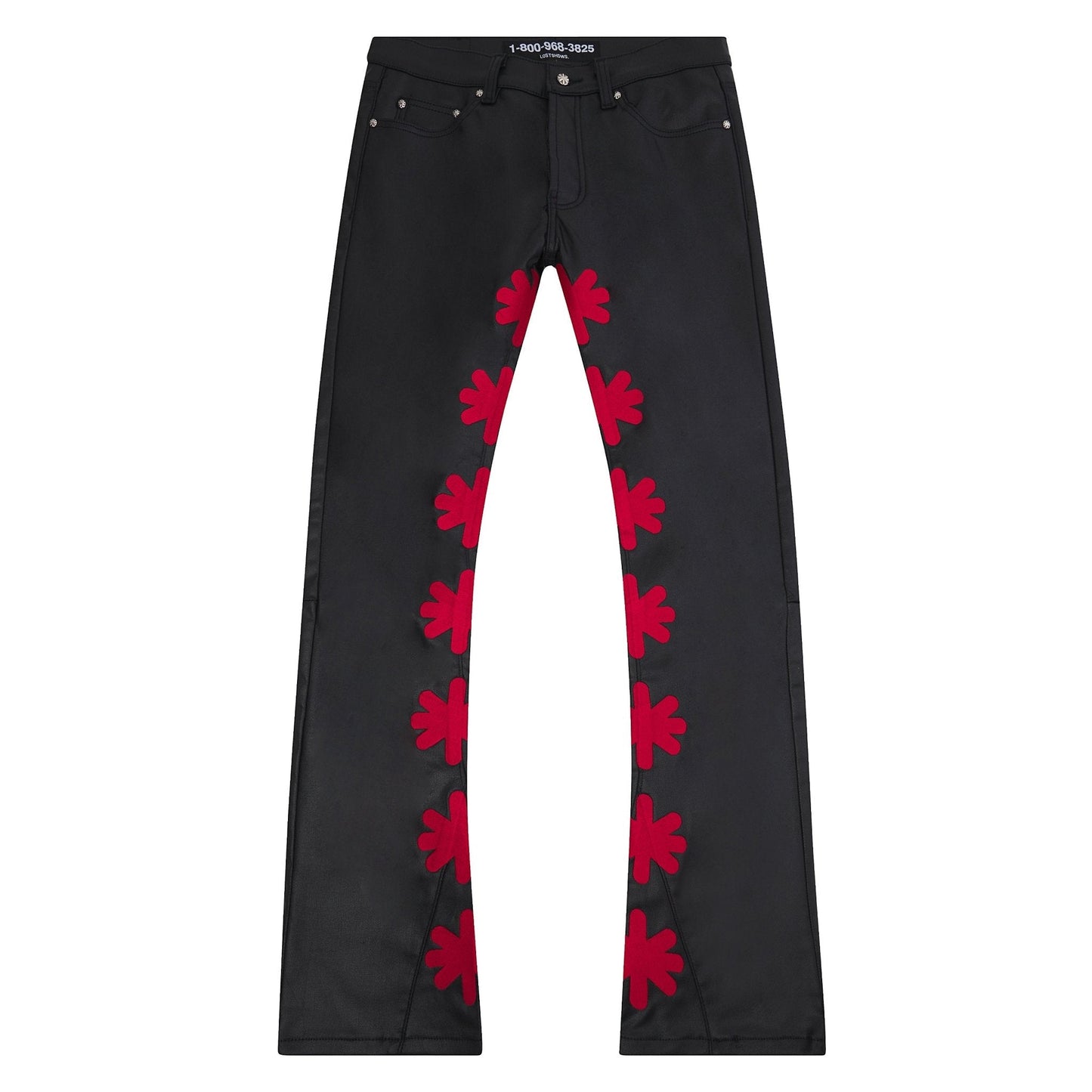 Red Waxed Denim | Red