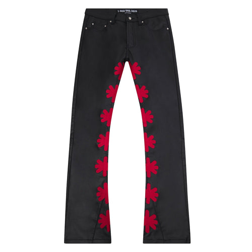 Red Waxed Denim | Red