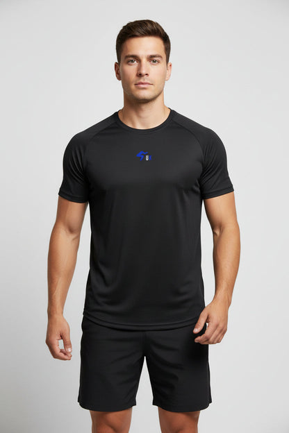 Blue & White Logo Tee