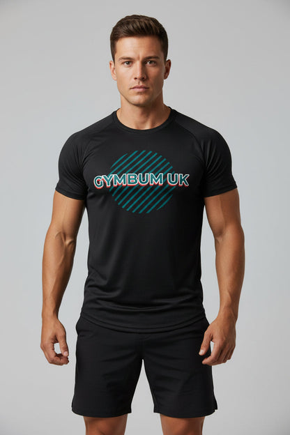 The Gymbum UK 80s Retro Design Performance T-Shirt