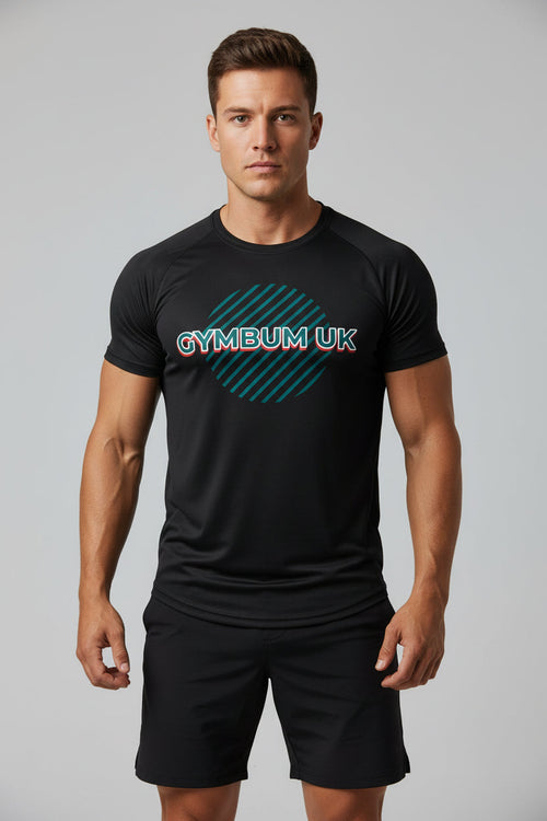 The Gymbum UK 80s Retro Design Performance T-Shirt