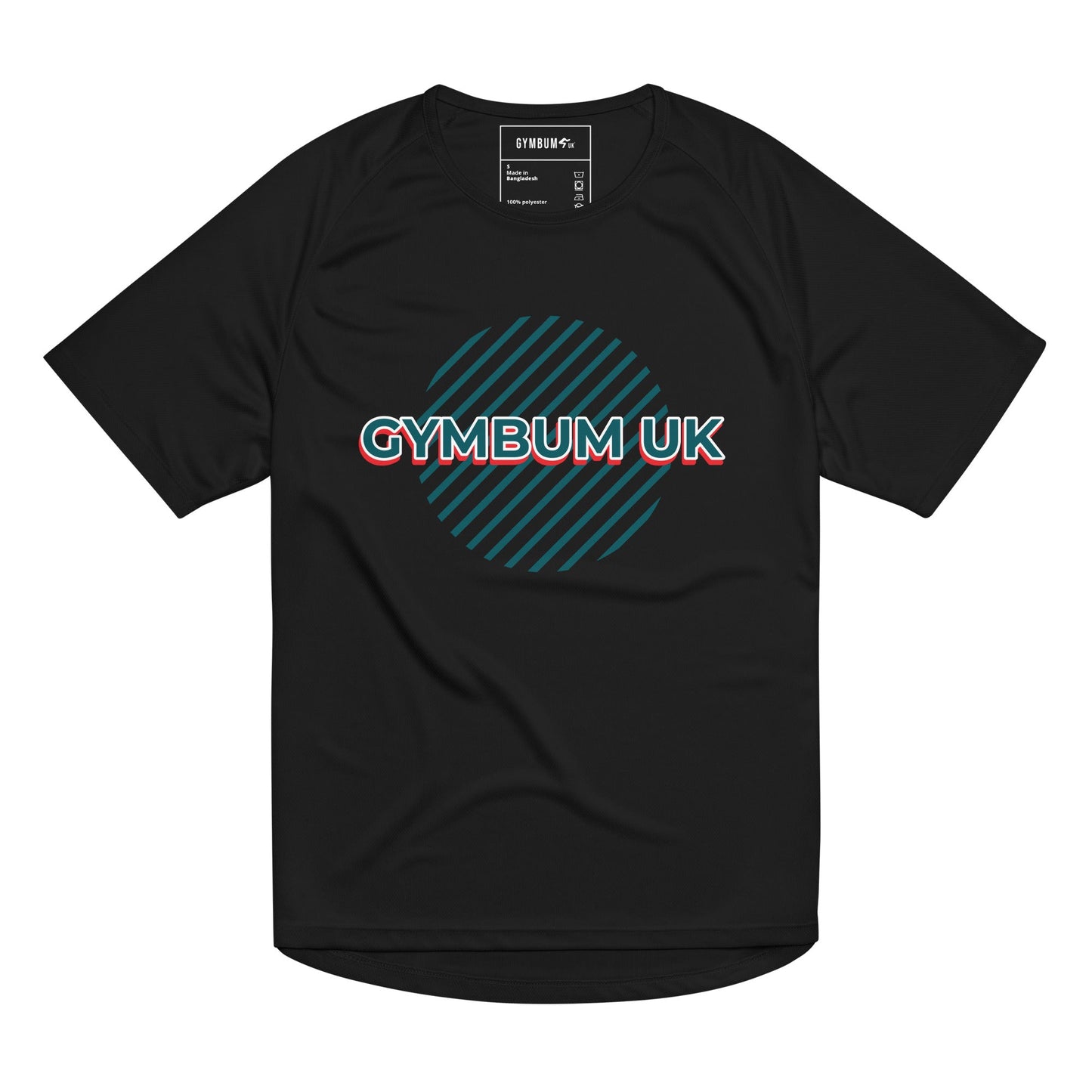The Gymbum UK 80s Retro Design Performance T-Shirt
