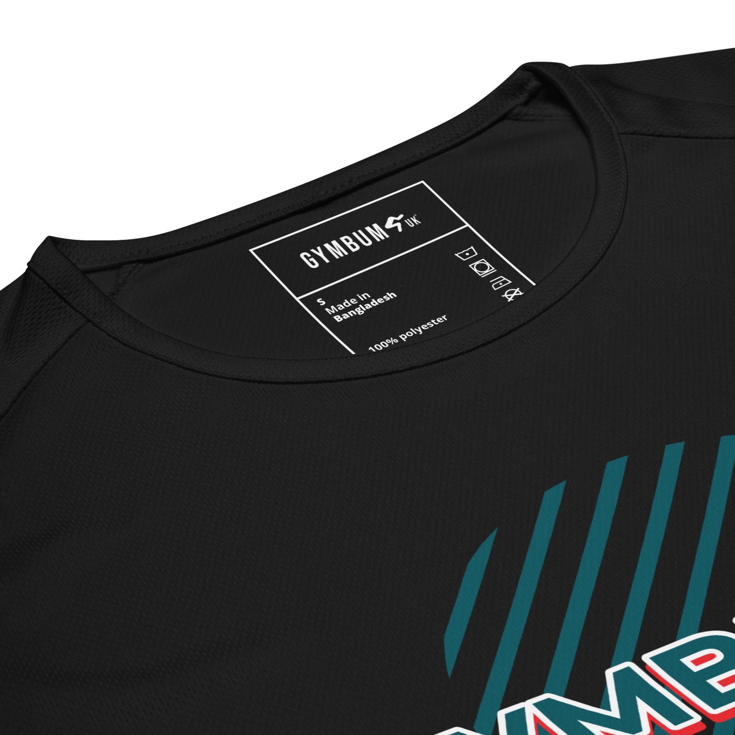 The Gymbum UK 80s Retro Design Performance T-Shirt