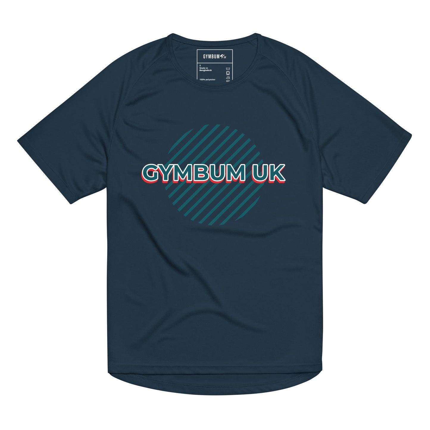 The Gymbum UK 80s Retro Design Performance T-Shirt
