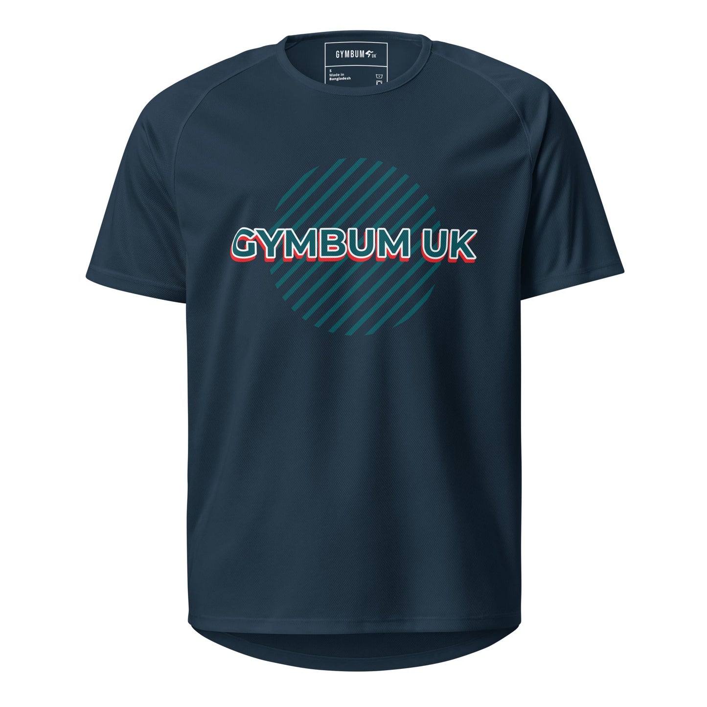 The Gymbum UK 80s Retro Design Performance T-Shirt