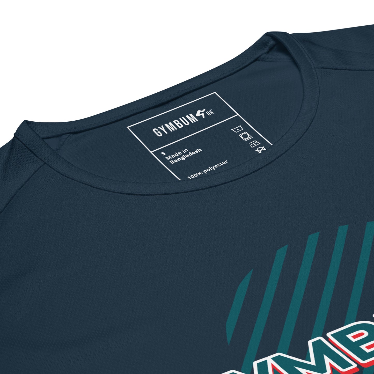 The Gymbum UK 80s Retro Design Performance T-Shirt