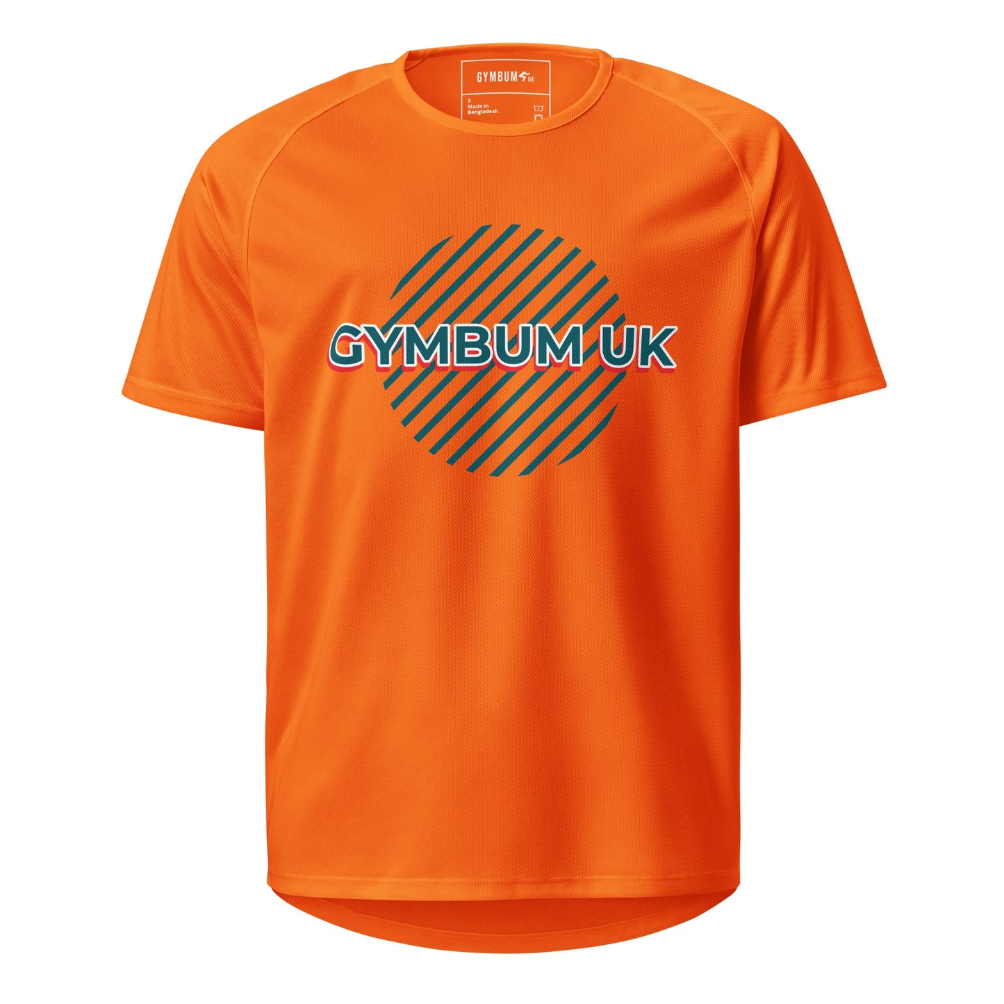 The Gymbum UK 80s Retro Design Performance T-Shirt