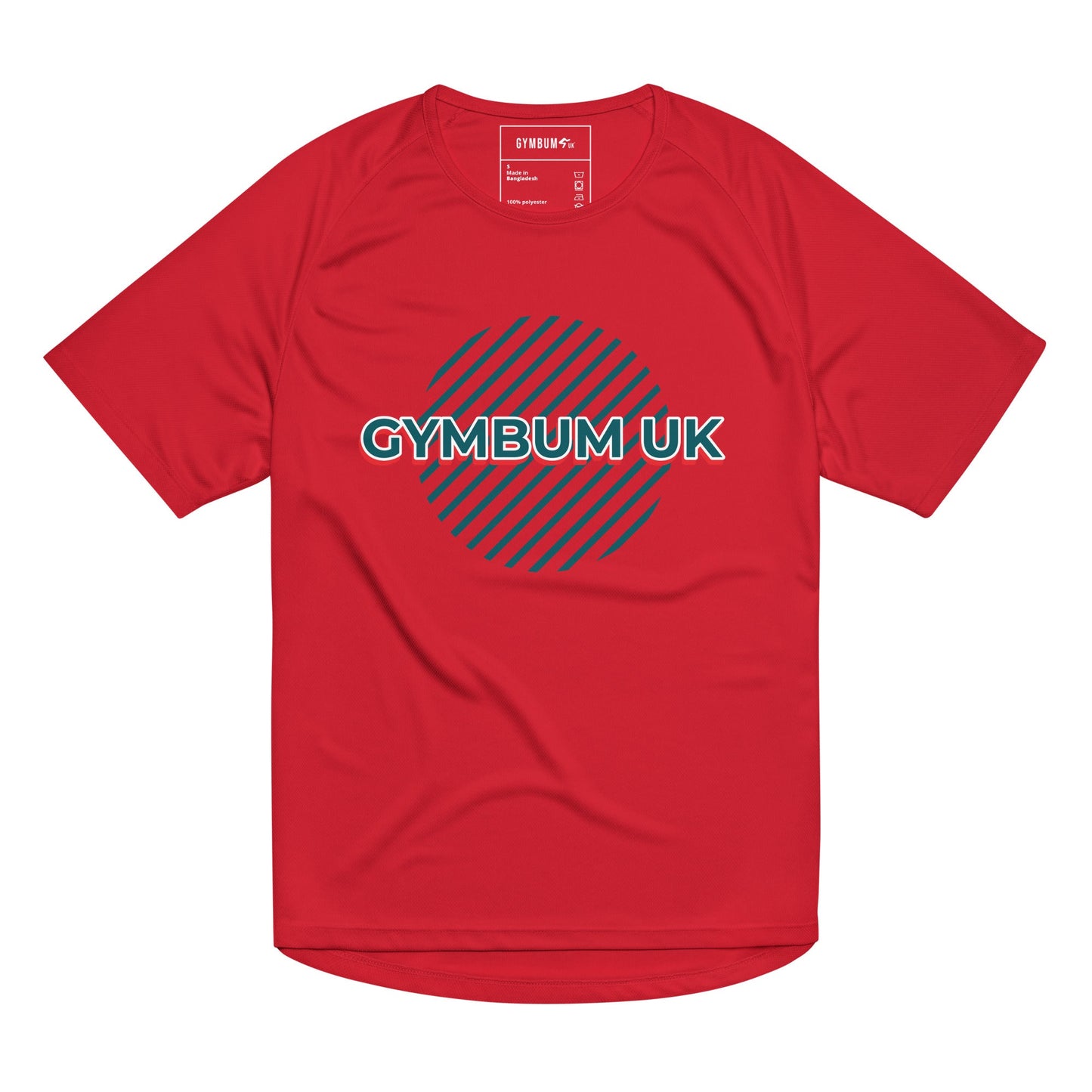 The Gymbum UK 80s Retro Design Performance T-Shirt