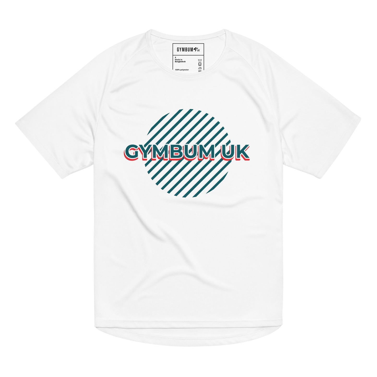 The Gymbum UK 80s Retro Design Performance T-Shirt