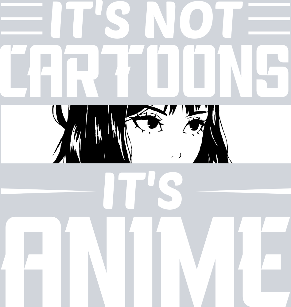 Anime Cartoons Anime White - STK00257 (DTF Transfers)