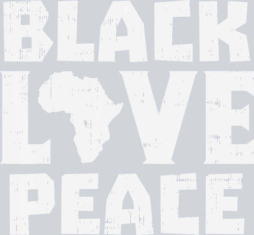 Black Love Peace - STK00866 (DTF Transfers)